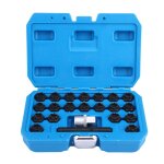 Eosnow jeu de douilles de cl� antivol en acier alli�, manchon de vis, �crou de roue de verrouillage, ...