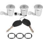 Eosnow, pour peugeot partner ensemble de serrure de porte de voiture en mtal 252522 9170. g3 9170. cw ...