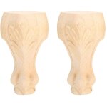 Eosnow remplacement de pied de meuble sculpt� en bois, 2 pi�ces, pour table basse, chaise, armoire, canap�, ...