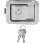 Eosnow serrure de remorque de voyage en acier inoxydable, type palette encastr�e, bo�te � outils, serrure ...