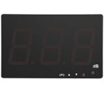 Eosnow - sndway aliment� par usb 9, 6 'lcd sonom�tre num�rique tenture murale 30 - 130db testeur de bruit ...