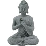 Eosnow statue de bouddha en gr�s vert, sculpture bouddhiste assise, ornement pour salon et cour, 7135k ...