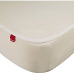 Drap housse protge matelas impermable 2 en 1 epeda cru 120x190 / 200