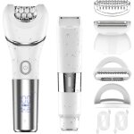 Épilateur électrique de bikini pour femme, épilation 4 en 1 pour le visage, le menton, les bras, les ... Épilateur électrique de bikini pour femme, épilation 4 en 1 pour le visage, le menton, les bras, les ...