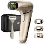 Epilateur a lumiere puls�e silk'n 7 - double lampe a tete rotative - 600. 000 flash - 3 embouts de zone ...