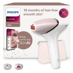 Epilation semi d�finitive philips bri950 02 �pilateur � lumi�re puls�e blanc et rose