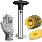�plucheur d'ananas, couteau � ananas avec lame et manche en acier inoxydable de qualit� alimentaire, ...