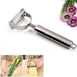 �plucheur et d�chiqueteur de pommes de terre 2 en 1 en acier inoxydable, carottes r�p�es, adapt�es pour ...