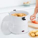 �plucheur �lectrique pour l�gumes et pommes de terre, support de table, avec �gouttoir, deux options ...