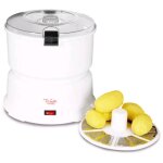 �plucheur �lectrique � pommes de terre avec essoreuse � salade - 1 kg de pommes de terre - 2 minutes