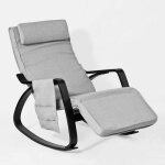 Eponge plus pais fauteuil  bascule berante relax avec pochette latrale amovible, rocking chair bouleau ...
