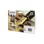Epson - multipack t1626 - stylo plume - noir, cyan, magenta, jaune