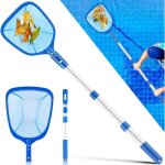 �puisette piscine, �puisette de surface piscine avec manche t�lescopique epuisette piscine fond pour ...