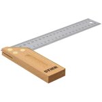 Equerre à chapeau / equerre de menuisier stier hêtre, 90° / 45°, 250 mm Equerre à chapeau / equerre de menuisier stier hêtre, 90° / 45°, 250 mm