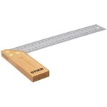 Equerre  chapeau / equerre de menuisier stier htre, 90 / 45, 300 mm