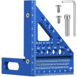 �querre de charpentier multi - angles 3d avec goupilles cach�es, 22, 5 - 90�, alliage d'aluminium, avec ...