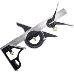 �querre � combinaison 300mm, �querres de charpentier, r�gle d'angle en acier inoxydable, �querre combin�e ...