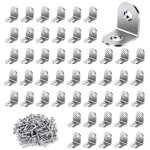 �querre de fixation 50 pi�ces, 20x20mm �querre m�tal avec 100 pi�ces vis equerre assemblage inox equerre ...