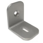 Homewell - equerre de fixation en aluminium pour panneau 10mm de cabine sanitaire