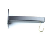 Equerres de fixation pour �cran de projection, coloris noir