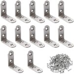 �querre de fixation inox, angle droit support, supports � angle droit de 90 degr�s, 12 pi�ces 40x40mm ...
