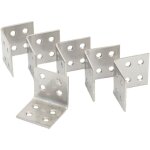 querre de fixation inox pour clture 40 x 40 mm - 6 pices