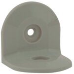 Homewell - equerre de fixation en nylon ral 7038 pour panneau de cabine sanitaire