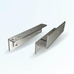 �querre de fixation en z pour ventouse �lectromagn�tique en applique - 180 kg