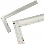 querre de menuiserie en aluminium avec niveau 400 mm universelle
