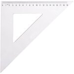 Equerre en plastique - scolaire - 16 cm - pour la g�om�trie - ulmann