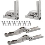 �querre pliante robuste, 4pcs support console pliable, supports d' �tag�res pliants charge, lourds support ...