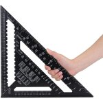 Promotion �querre triangle metrique professionnel, 30cm / 300mm �querre de charpentier haute pr�cision, ...