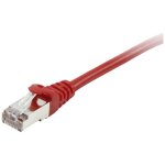 Equip - 605524 rj45 c�ble r�seau, c�ble patch cat 6 s / ftp 5. 00 m rouge contacts dor�s 1 pc(s) x910772 ...