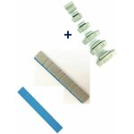 Equipement express sicoba - lot 100 masses d'equilibrage adhsives 4x5g + 4x10g + 150 plombs masses  ...
