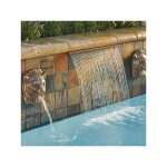 Pentair ? fontaine de piscine magicfall rainfall 450 mm ? d�bit 3, 5 m� / h ? raccords 1, 5'' fournis ...