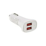 Erard - 728334 - chargeur 2 usb a f - sur allume - cigare - 2 x 5v2. 4a (smart charge) - bl