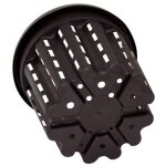 Ercole anti - spiral - 20l - pot rond noir - 33x30, 5x29 cm - nuova pasquini