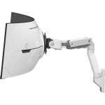 Ergotron bras mural hx blanc support moniteur 57 pouces