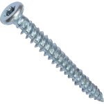 Ersandy - lot de 100 vis d'ancrage direct pour b�ton �7. 5x62mm t�te frais�e conique - � empreint �toile ...