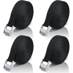 Ersandy - 10m sangle d'arrimage, 4 pi�ces sangle � cliquet avec boucle de serrage en alliage de zinc ...