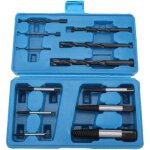 Ersandy - extracteur de goujons cass�s 12 pi�ces extracteurs de vis en acier et ensemble de guides de ...