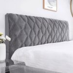 Ersandy - housse t�te de lit , protecteur housse avec c�t� extensible, housse lavable anti - poussi�re ...