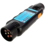 Ersandy - outil de testeur de remorque � 7 broches, 7pin 12v remorquage de la bande de remorque de la ...