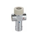 Esbe - mitigeur thermostatique r�glable avec corps en laiton chrom� caleffi 520 1' 40 - 60�c