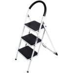 Bm tools - escabeau  3 marches bmt - esc3 - acier, haut. de travail : 69 cm, se range facilement, marches ...