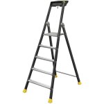 Escabeau alu 4 marches - hauteur de travail max. 2. 90m - 438204