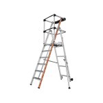 Tubesca comabi ? escabeau pirl 4 marches ? hauteur de travail 2, 94 m ? aluminium l�ger ? charge maximale ...
