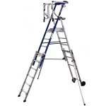 Escabeau plate - forme individuelle roulante duarib f7 ultim hauteur fixe 7 marches - 616907