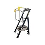 Centaure - escabeau de rayonnage 1 marche - hauteur de travail max. 2. 25m - 614911