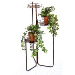 Dandibo - escalier  fleurs en mtal 90 cm porte - fleurs avec 3 tagres art. 2a tagre  fleurs colonne ...